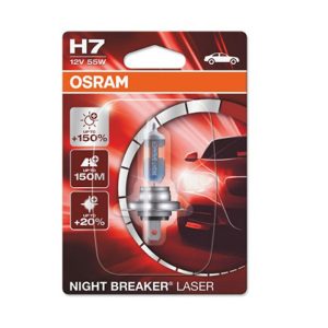 Bec 12V H7 55 W Night Breaker Laser Nextgen +150% Blister 1 Buc Osram