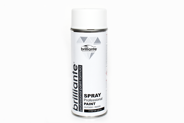 Vopsea Spray Alb Pur Mat (Ral 9010) 400Ml Brilliante