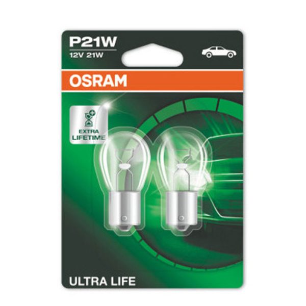 Bec 12V P21W Ultra Life Set 10 Buc Osram