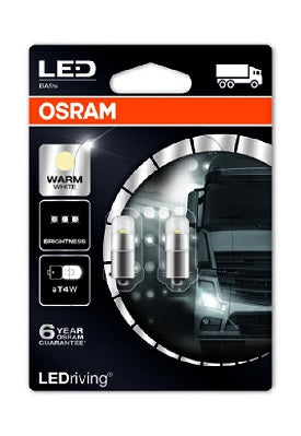 Set 2 Becuri Led Interior 24V (T4W) Warm White 4000K Ledriving Premium Bli Osram
