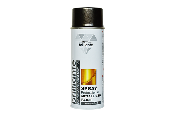 Vopsea Spray Metalizata Negru 400 Ml Brilliante
